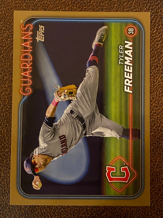 Tyler Freeman - 2024 Topps Series 2 - Gold /2024 - Guardians