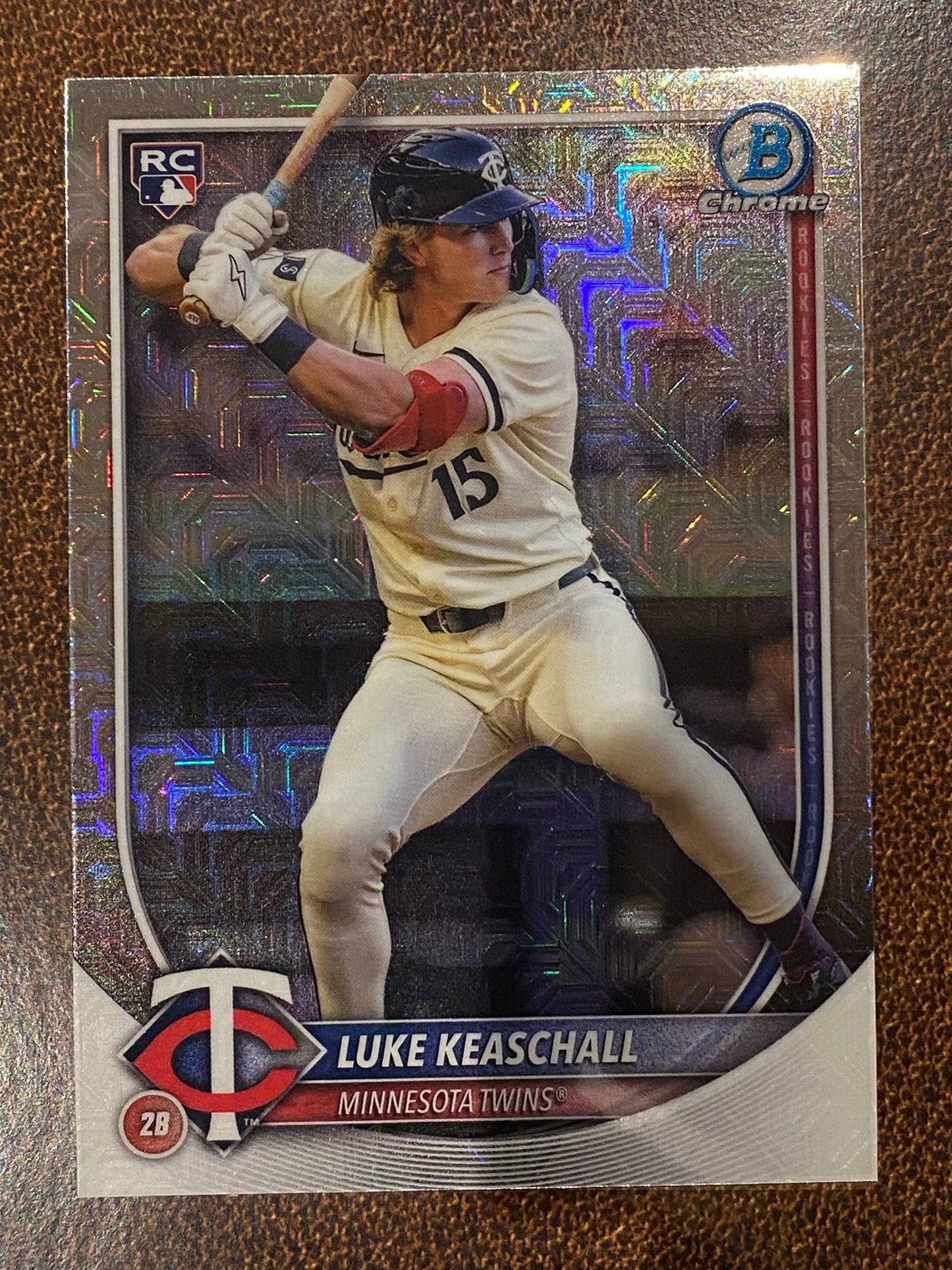 Luke Keaschall - 2025 Bowman Chrome - Mojo Rookie - Twins