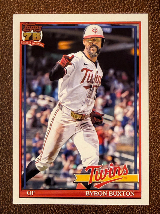 Byron Buxton - 2026 Topps Series 1 - 1991 Insert - Twins