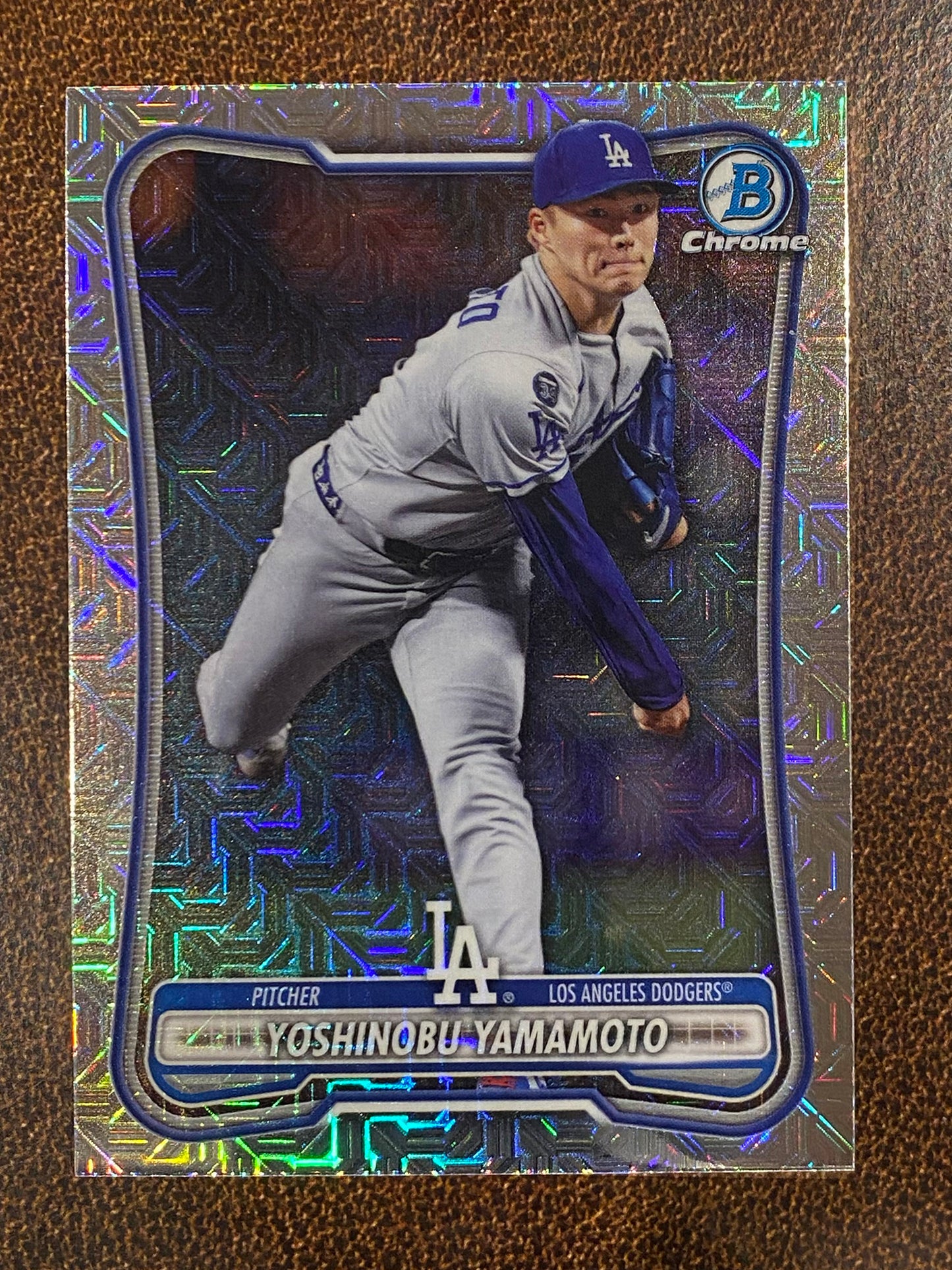 Yoshinobu Yamamoto - 2026 Bowman - MOJO Refractor - Dodgers