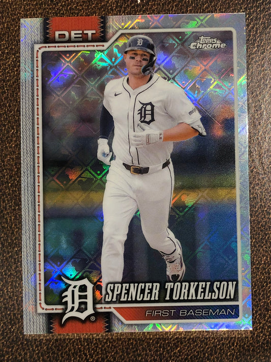 Spencer Torkelson - 2026 Topps Chrome Logofractor - Base Logofractor - Tigers