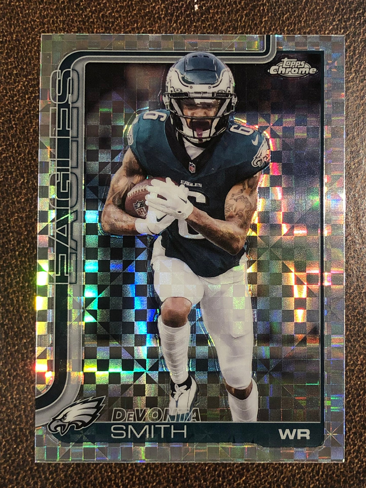 DeVonta Smith - 2025 Topps Chrome - XFractor - Eagles