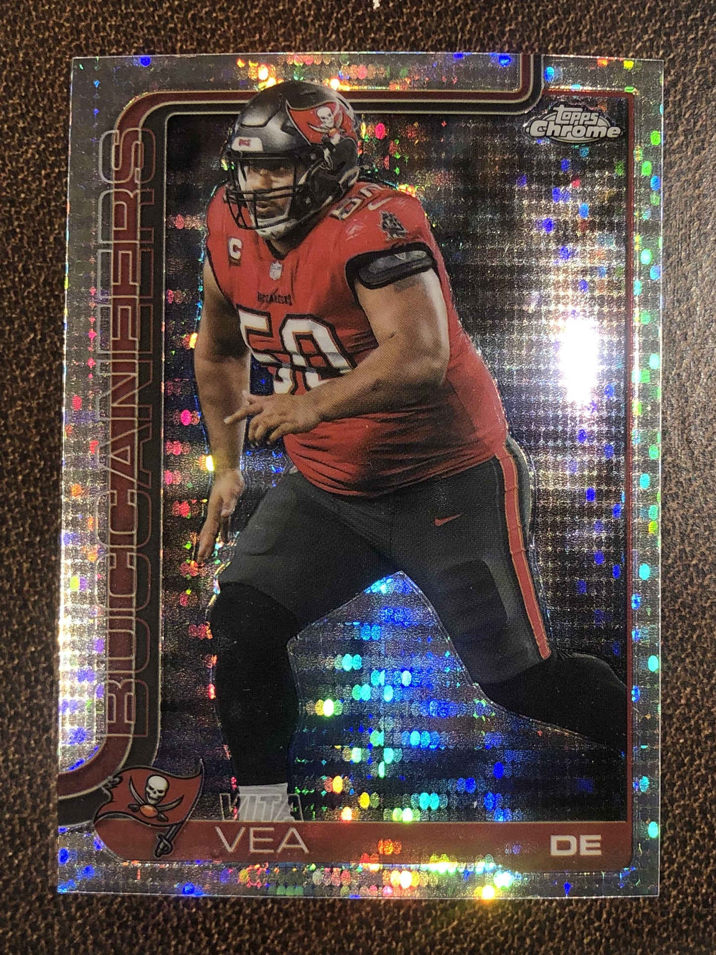 Vita Vea - 2025 Topps Chrome - Prizm Refractor - Buccaneers