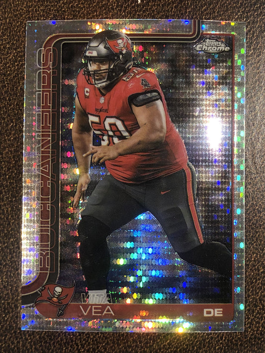 Vita Vea - 2025 Topps Chrome - Prizm Refractor - Buccaneers