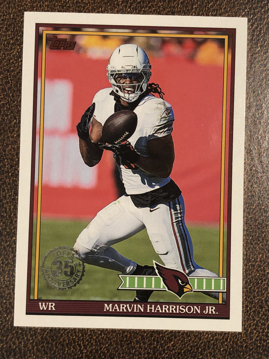 Marvin Harrison Jr. - 2026 Topps Flagship - 1991 Insert - Cardinals