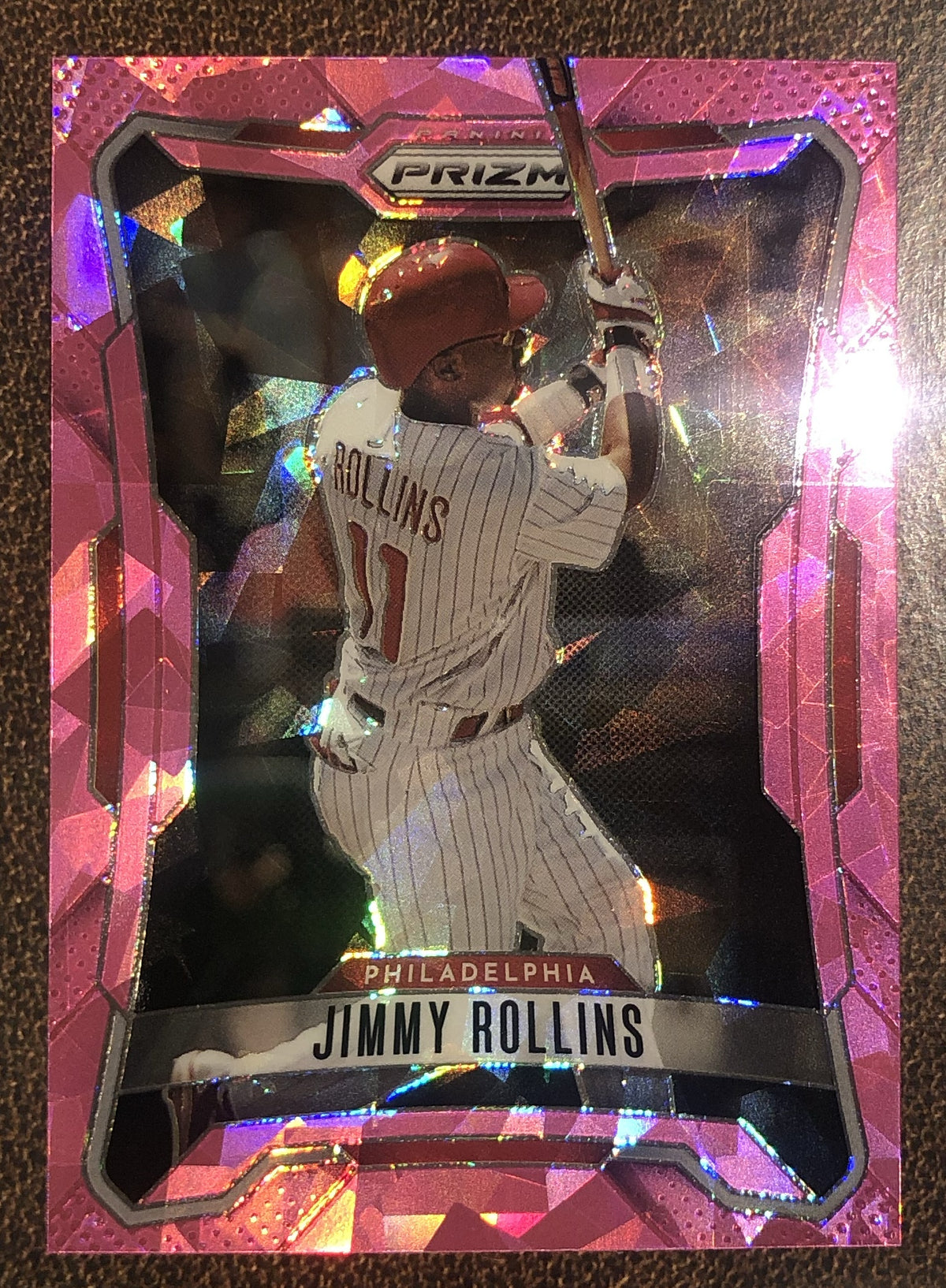 Jimmy Rollins - 2026 Panini Prizm - Pink Ice - Phillies