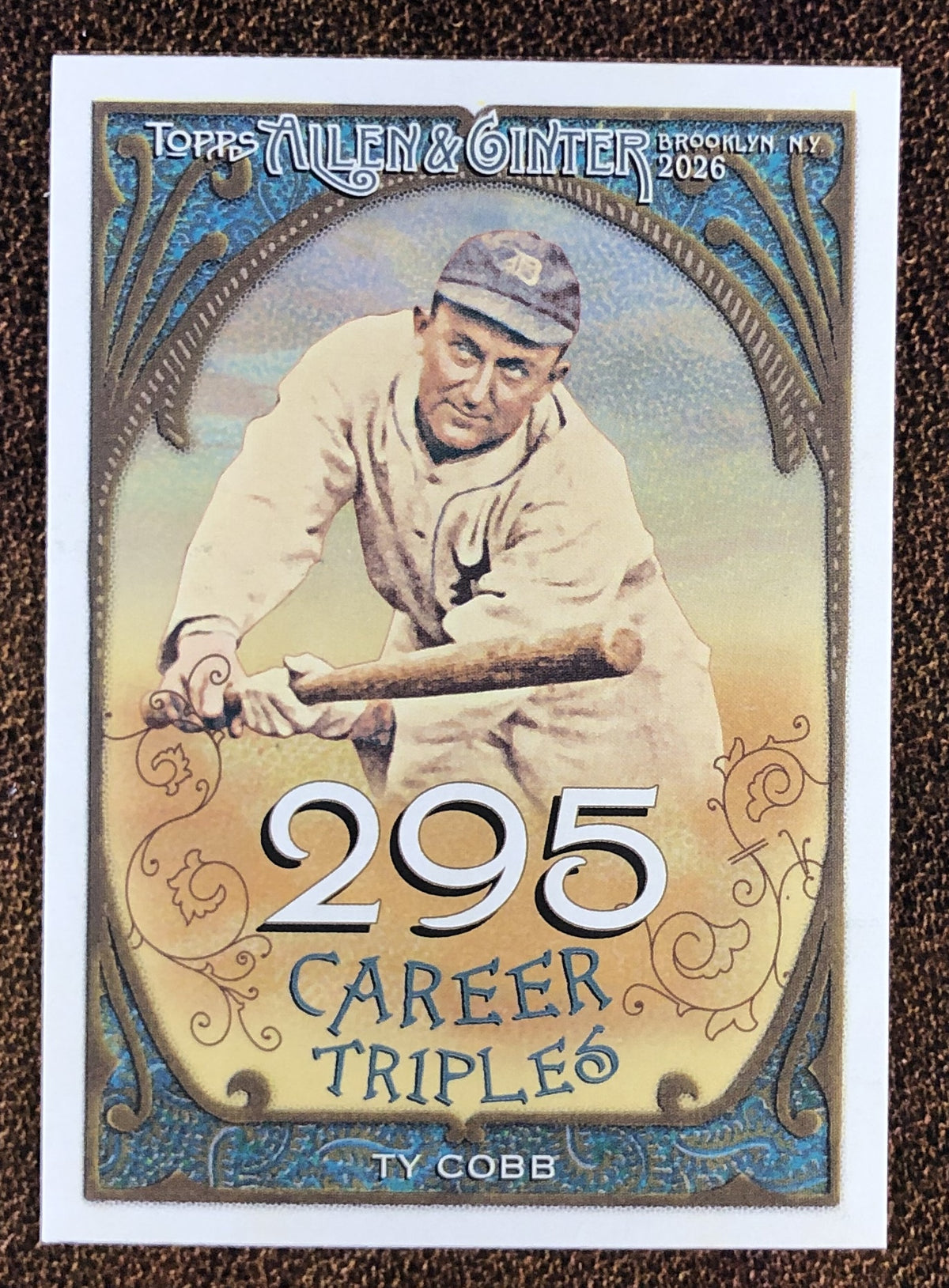 Ty Cobb - 2026 Topps Allen & Ginter - Career Insert (CR-13) - Tigers
