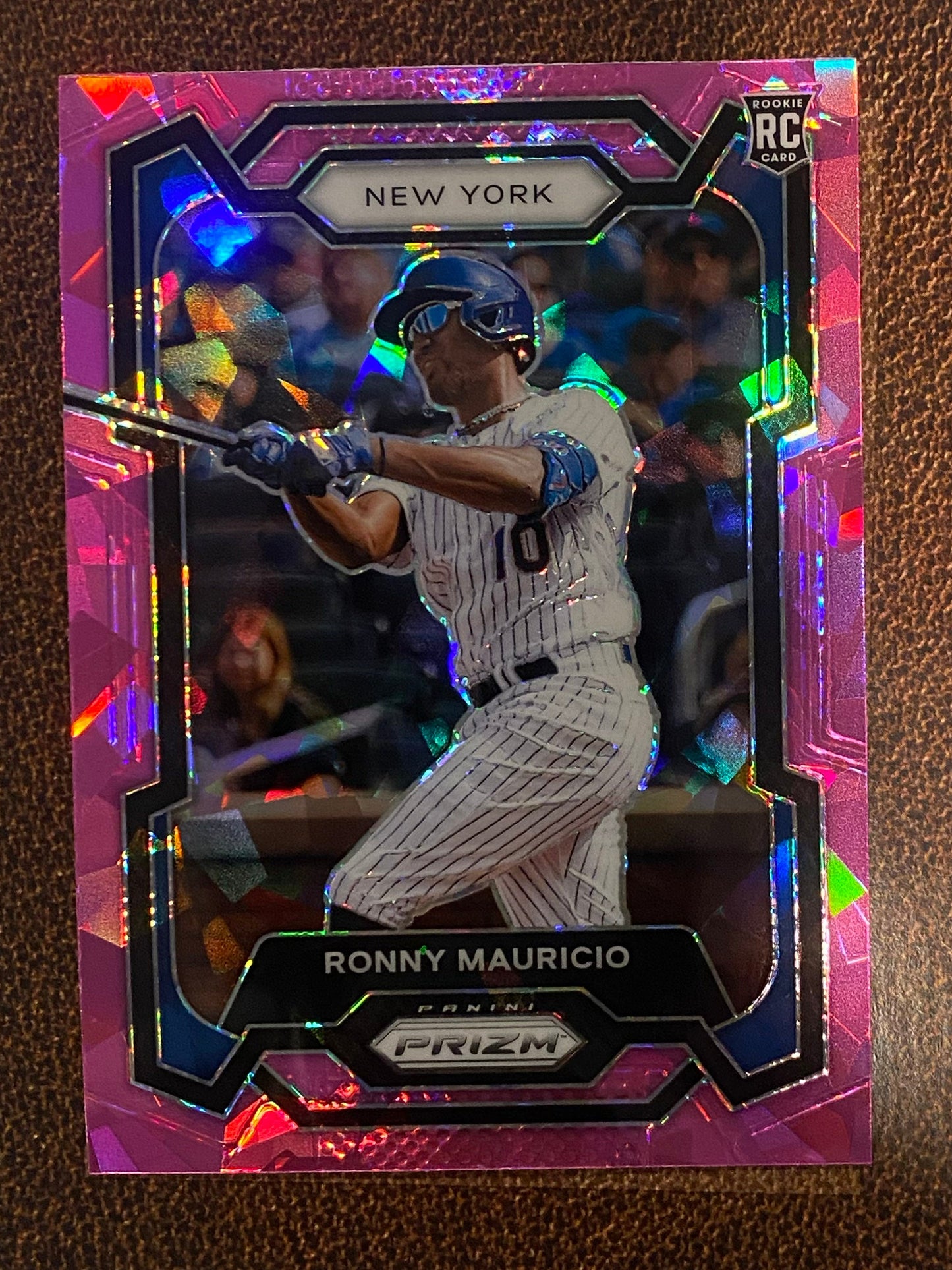 Ronny Mauricio - 2024 Panini Prizm - Pink Ice - Mets