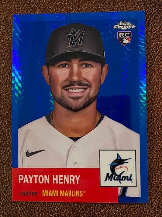 Payton Henry - 2022 Topps Chrome Platinum Anniversary - Blue Prism - Marlins