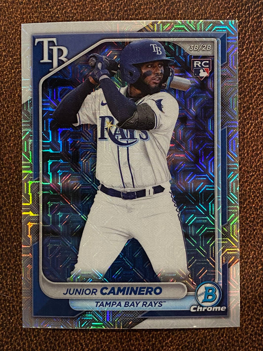 Junior Caminero - 2024 Bowman - Mojo Refractor - Rays