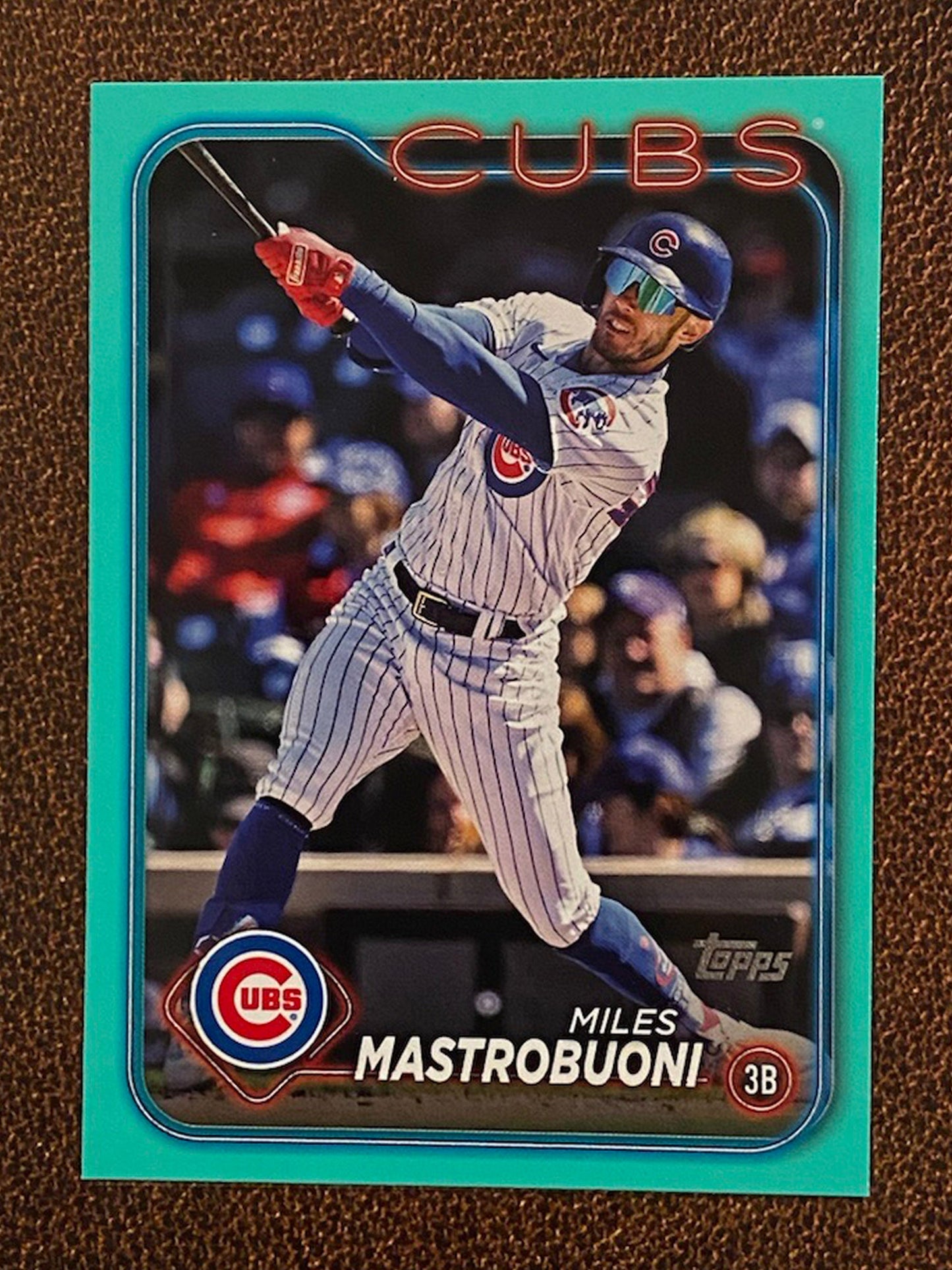 Miles Mastrobuoni - 2024 Topps Series 2 - Aqua Parallel - Cubs