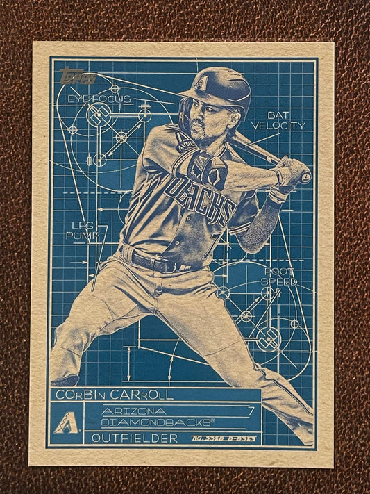 Corbin Carroll - 2024 Topps Series 1 - Superstar Blueprint - Diamondbacks