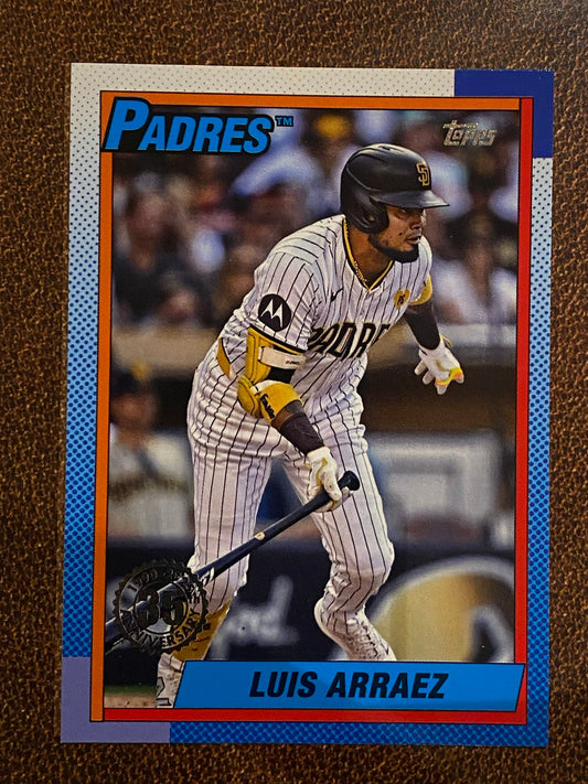 Luis Arraez - 2025 Topps Series 2 - 1990 Insert - Padres