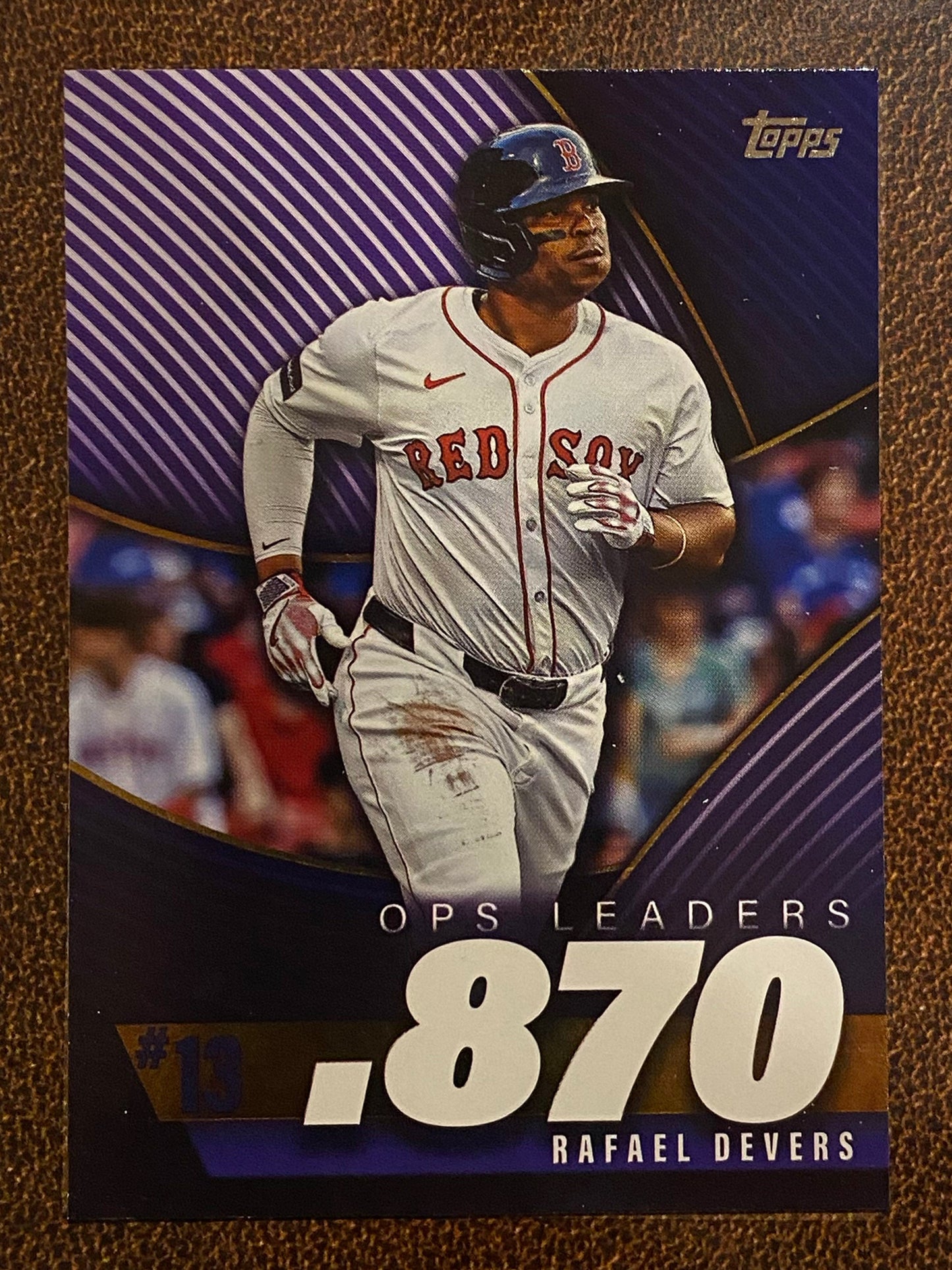 Rafael Devers - 2025 Topps Series 2 - OPS Leaders Insert - Red Sox