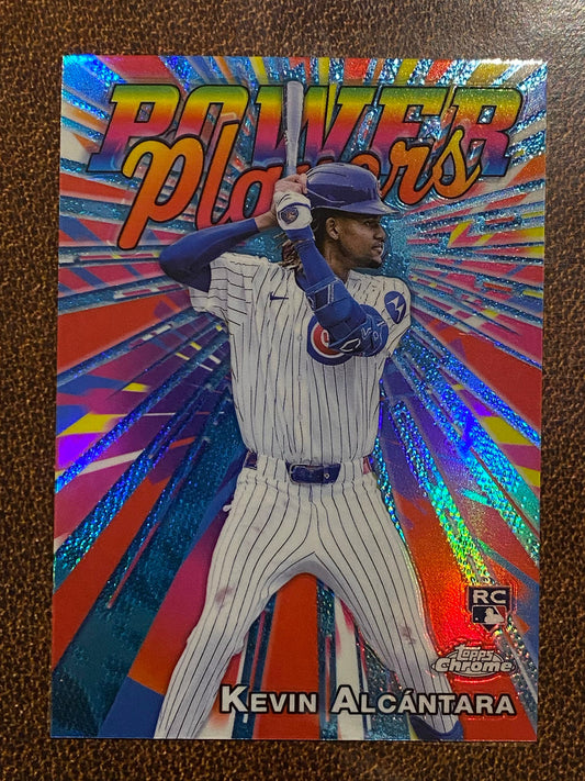 Kevin Alcantara - 2025 Topps Chrome - Power Players - Cubs