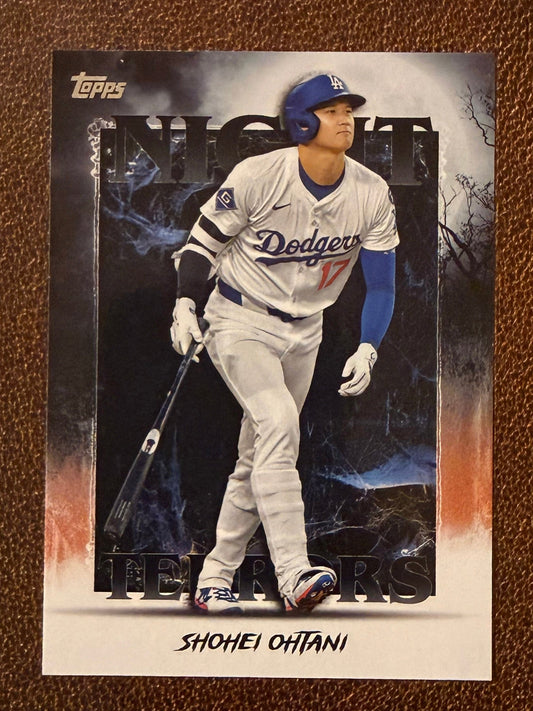 Shohei Ohtani - 2025 Topps Update - Night Terrors Insert - Dodgers