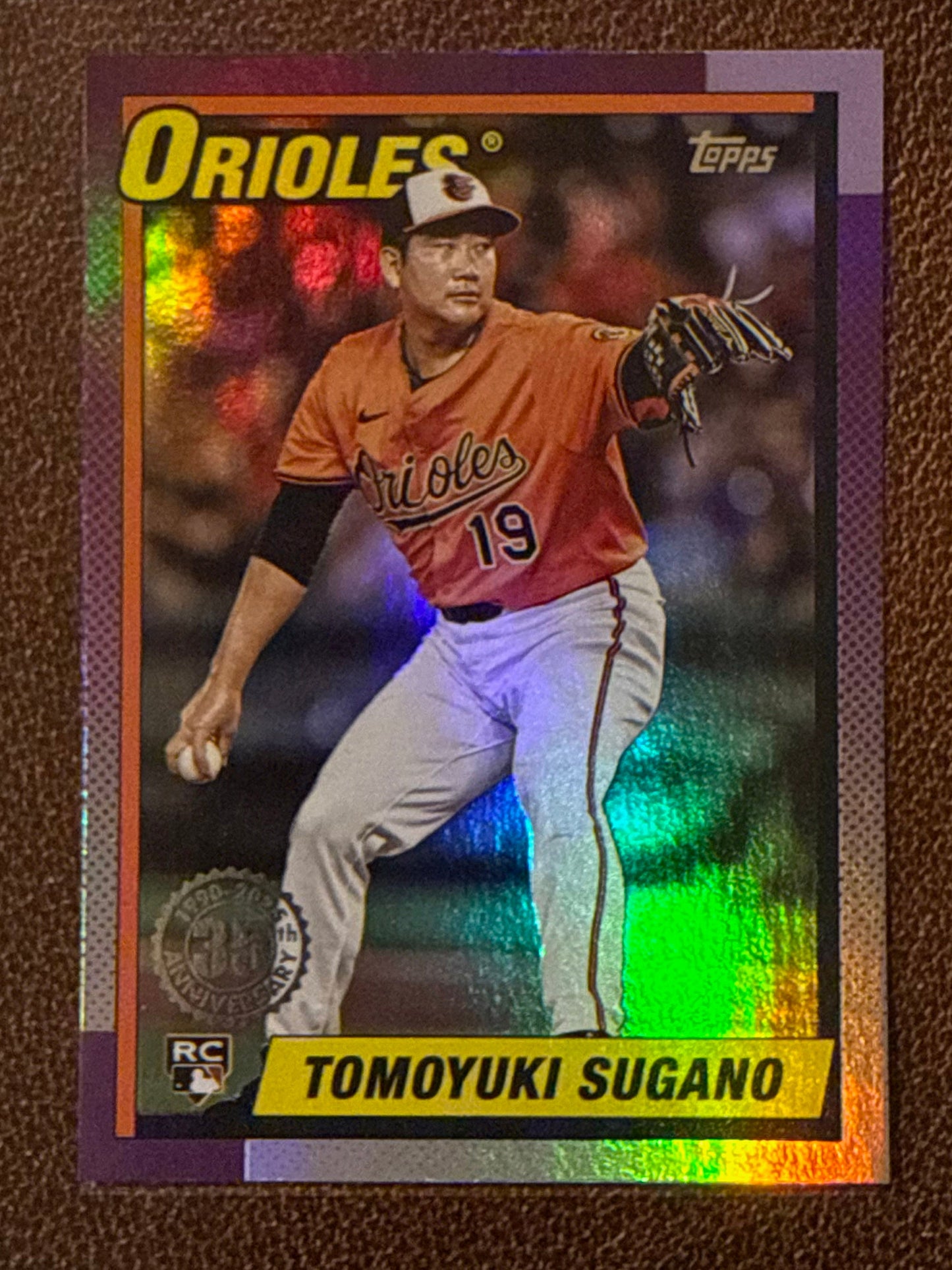 Tomoyuki Sugano - 2025 Topps Update - 1990 Foil Insert - Orioles