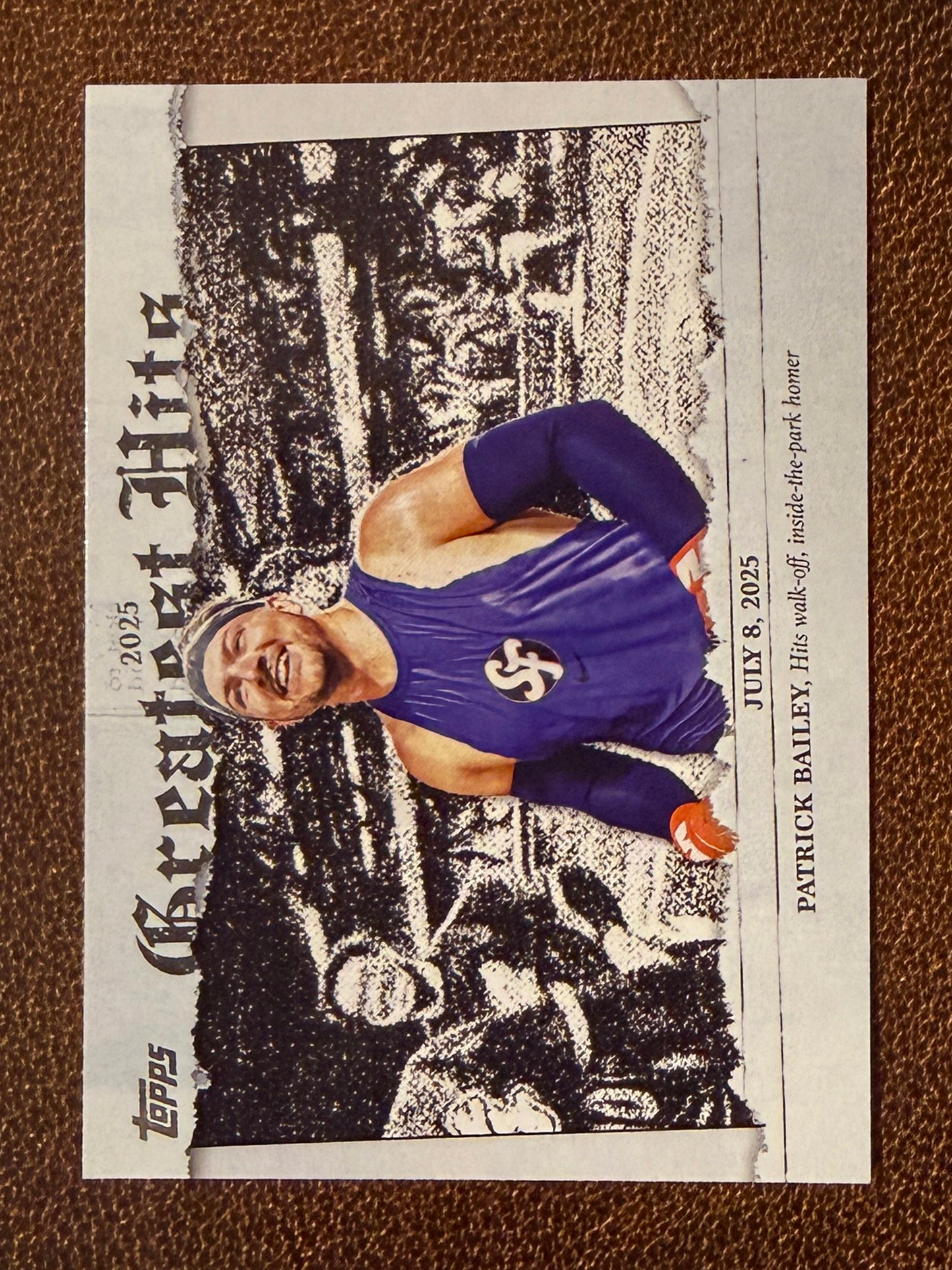 Patrick Bailey - 2026 Topps Series 1 - Greatest Hits Insert - Giants