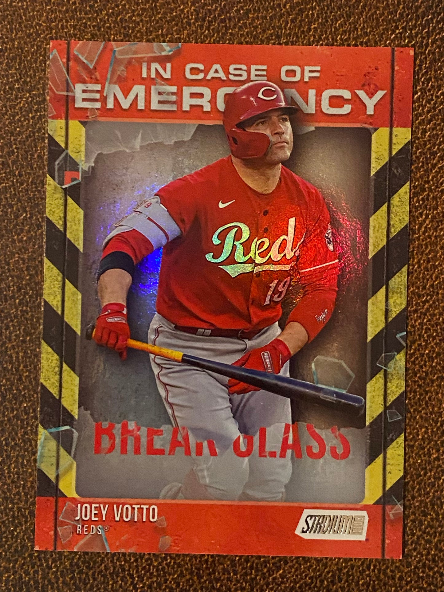Joey Votto - 2025 Topps Stadium Club - Break Glass Insert - Reds