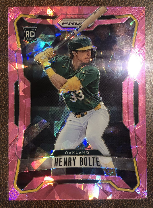 Henry Bolte - 2026 Panini Prizm - Pink Ice - Athletics