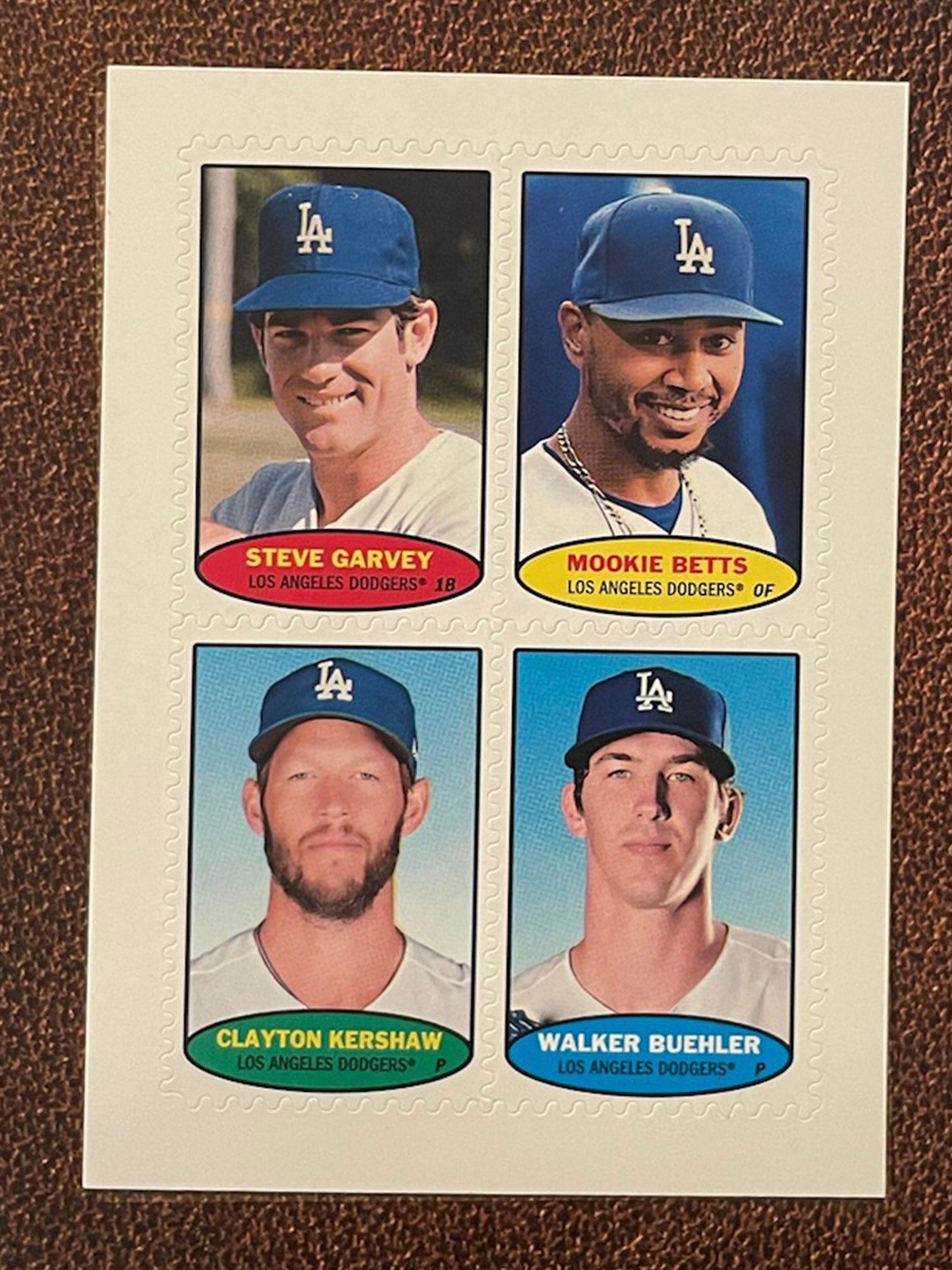 Dodgers Stamp - 2023 Topps Heritage - Stamp - Dodgers