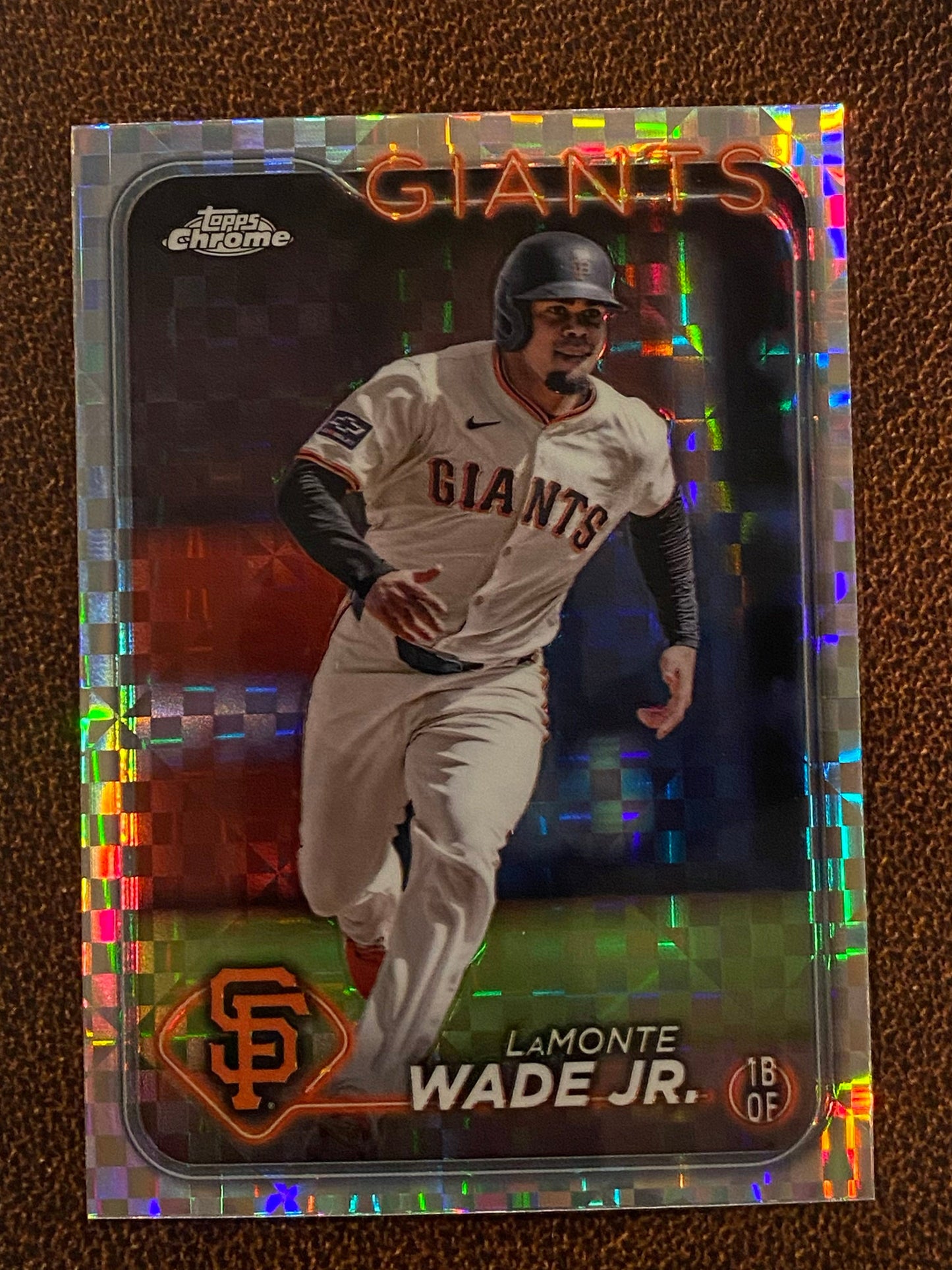 LaMonte Wade Jr. - 2024 Topps Chrome Update - XFractor - Giants