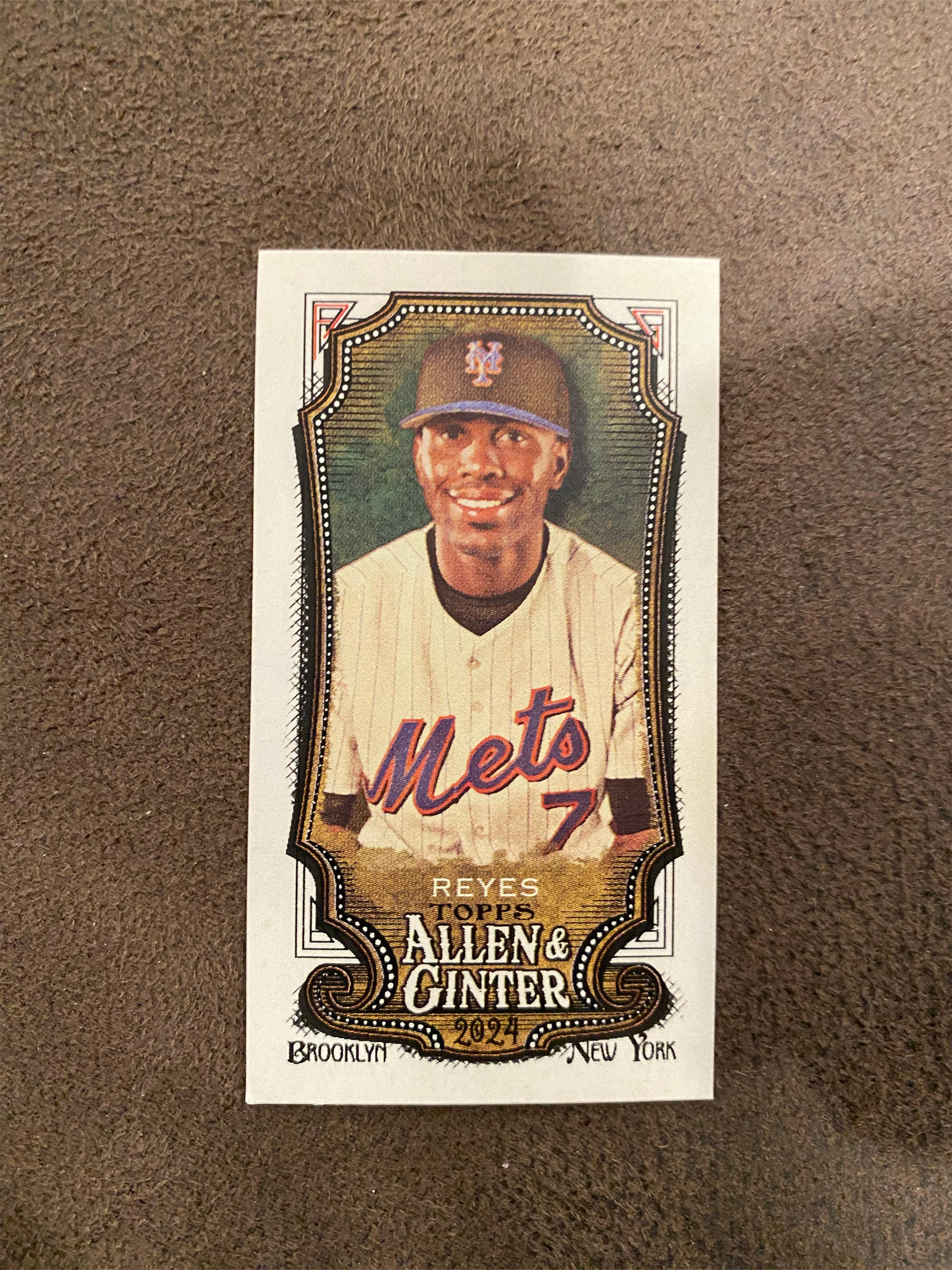 Jose Reyes - 2024 Allen & Ginter - Mini - Mets – Western NY Sports Cards