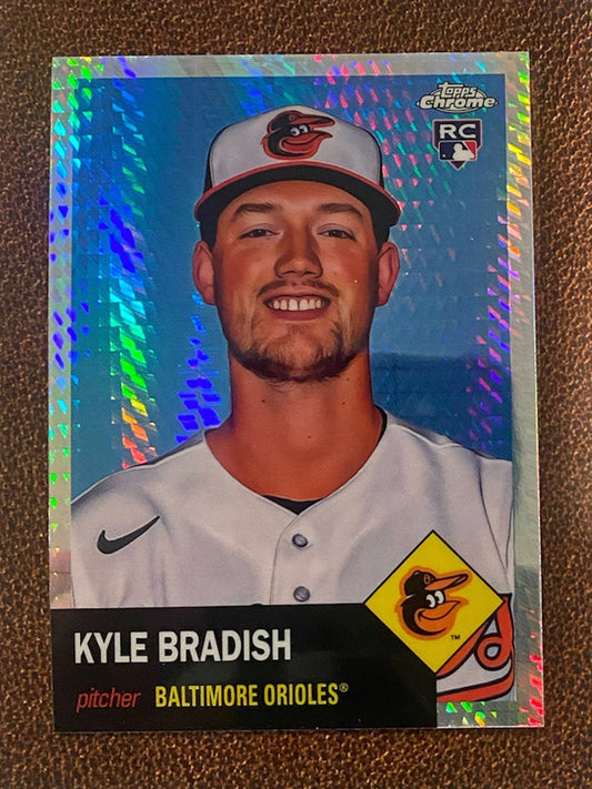Kyle Bradish - 2022 Topps Chrome Platinum Anniversary - Prism Refractor - Orioles