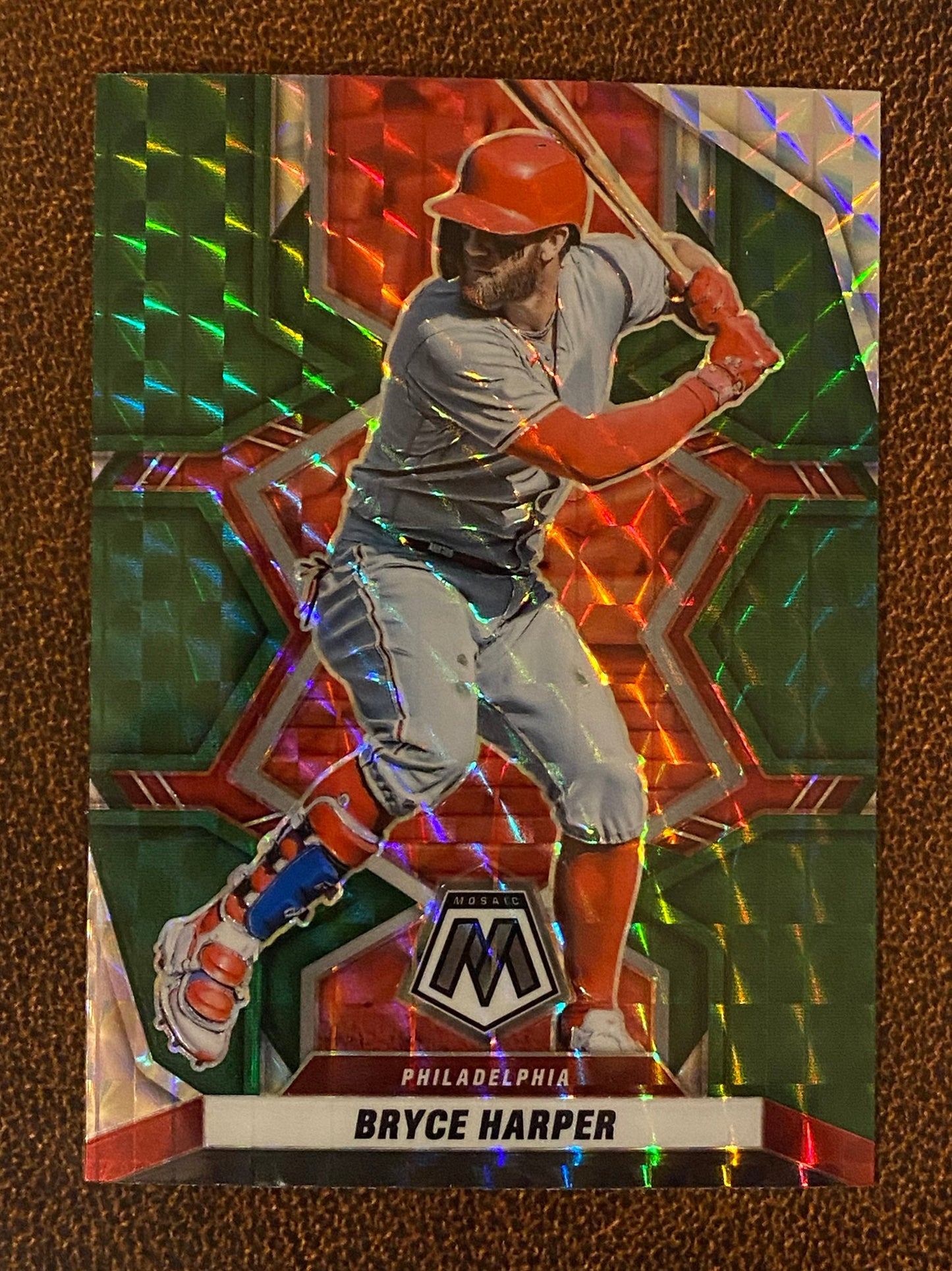 Bryce Harper - 2022 Mosaic - Green - Phillies