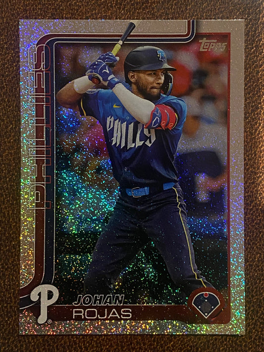 Johan Rojas - 2025 Topps Series 2 - Sandglitter - Phillies