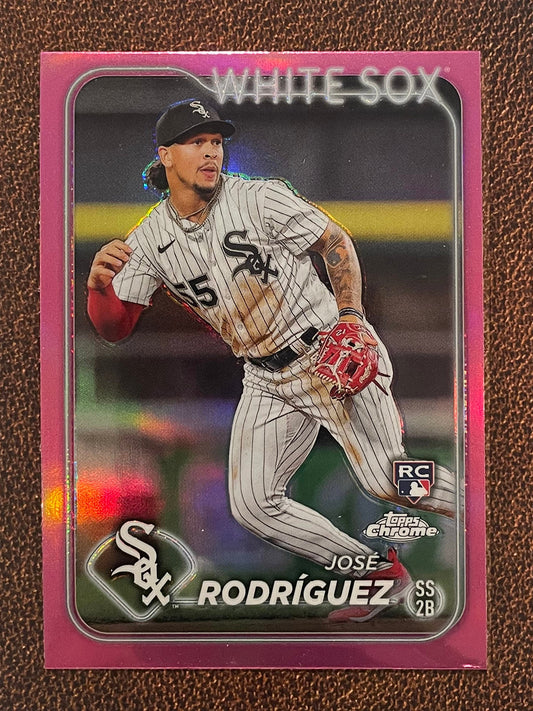 Jose Rodriguez - 2024 Topps Chrome - Pink Refractor - White Sox