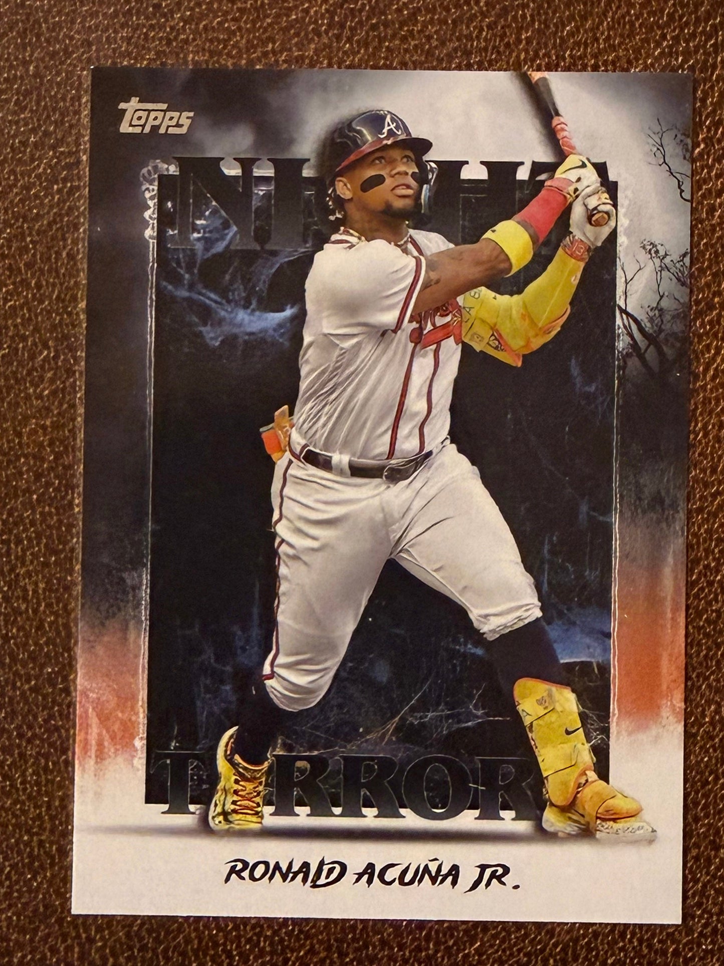 Ronald Acuna Jr. - 2025 Topps Update - Night Terrors Insert - Braves