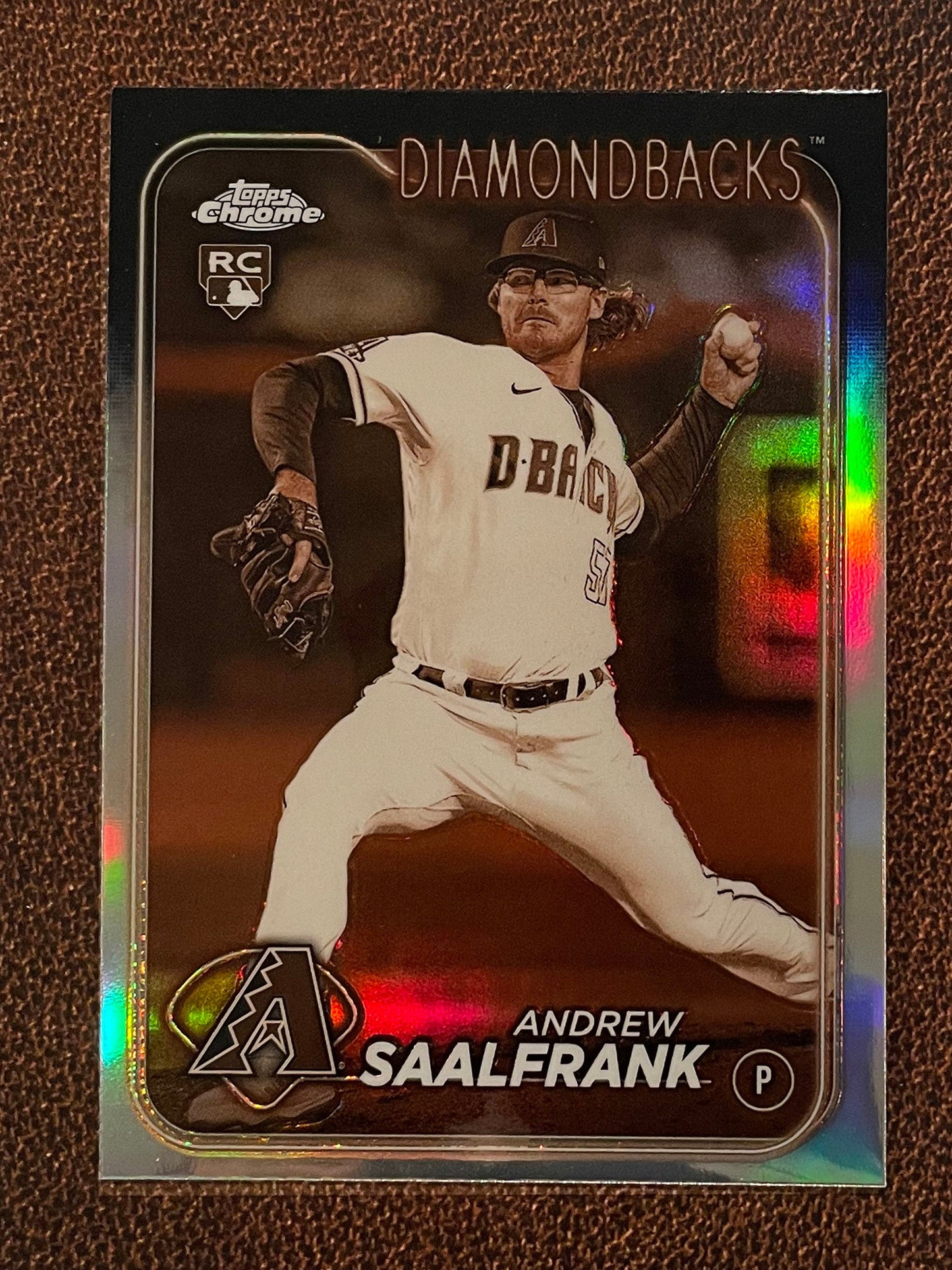 Andrew Saalfrank - 2024 Topps Chrome - Sepia Refractor - Diamondbacks