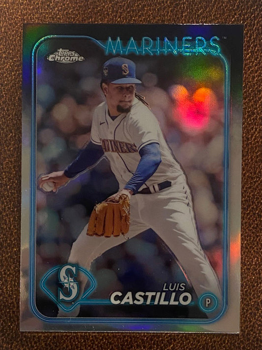 Luis Castillo - 2024 Topps Chrome - Refractor - Mariners