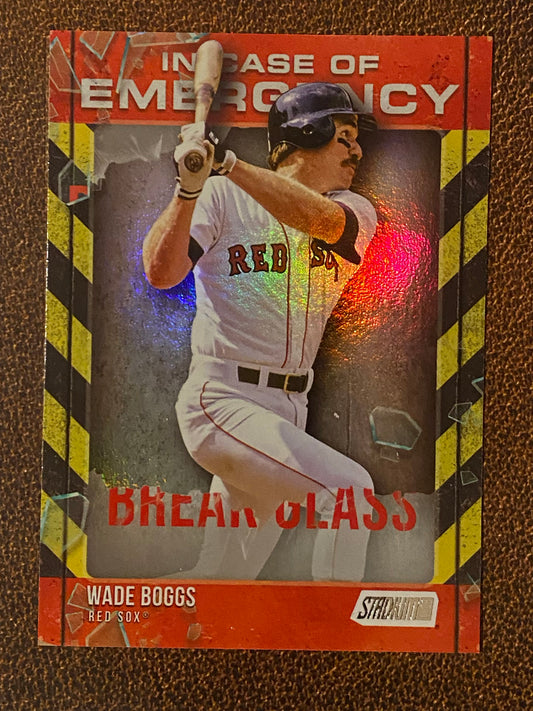 Wade Boggs - 2025 Topps Stadium Club - Break Glass Insert - Red Sox