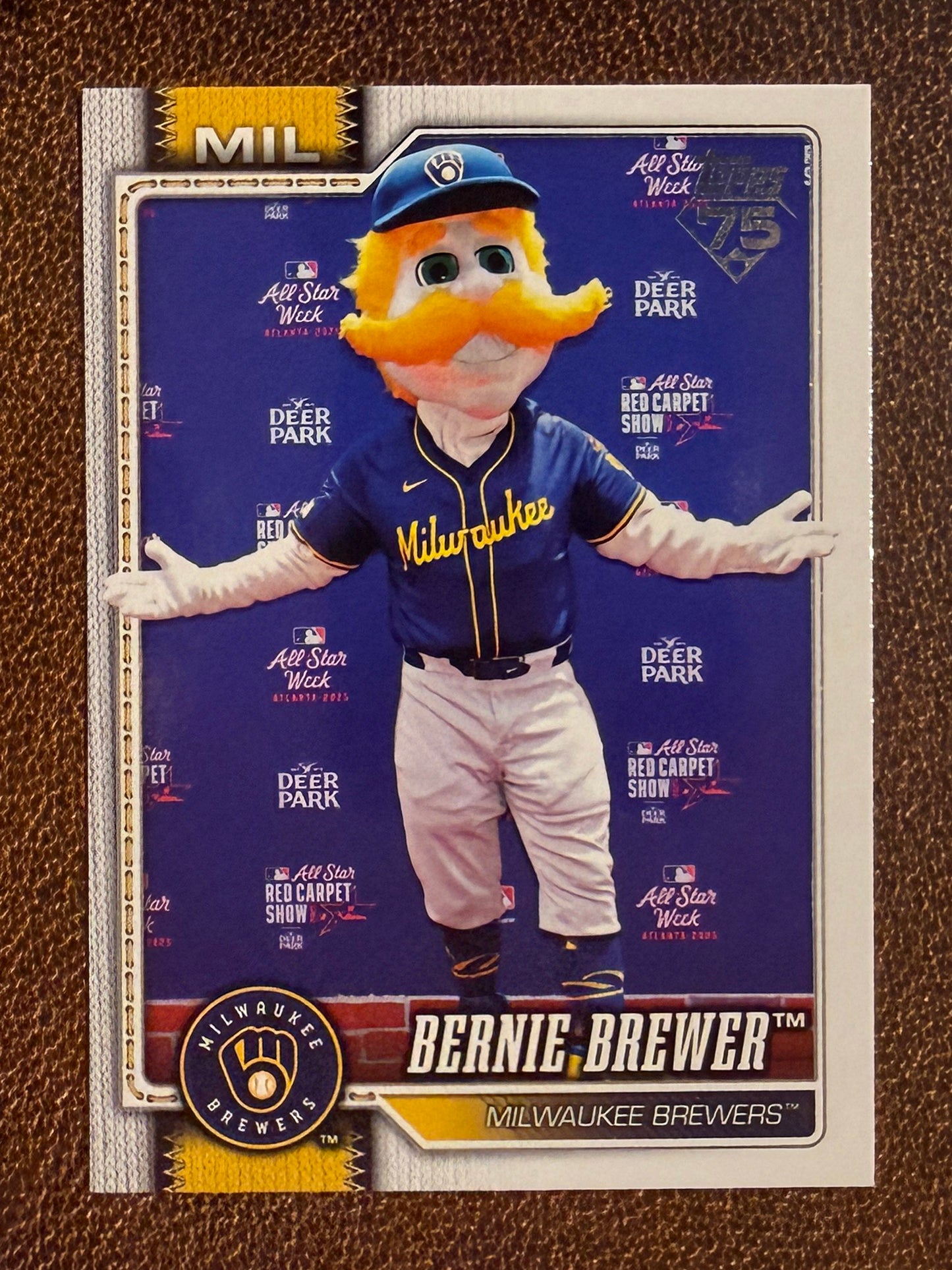 Bernie Brewer - 2026 Topps Series 1 - Mascots Insert - Brewers