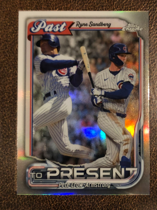 Pete Crow Armstrong - 2026 Topps Chrome - Past to Present Insert - Cubs