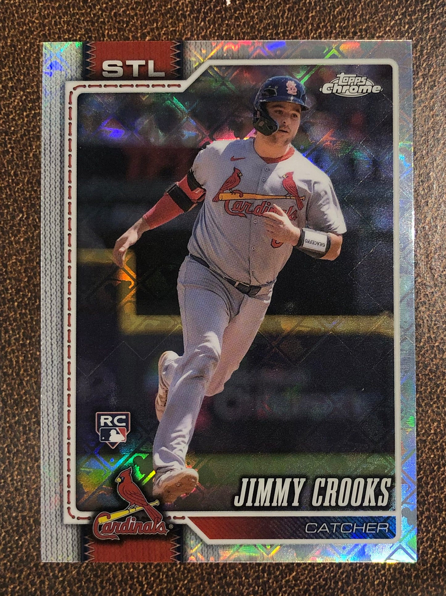 Jimmy Crooks - 2026 Topps Chrome Logofractor - Base Logofractor - Cardinals