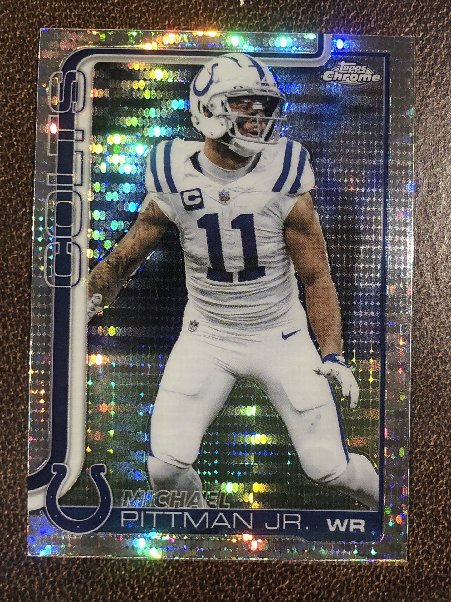 Michael Pittman Jr. - 2025 Topps Chrome - Prizm Refractor - Colts