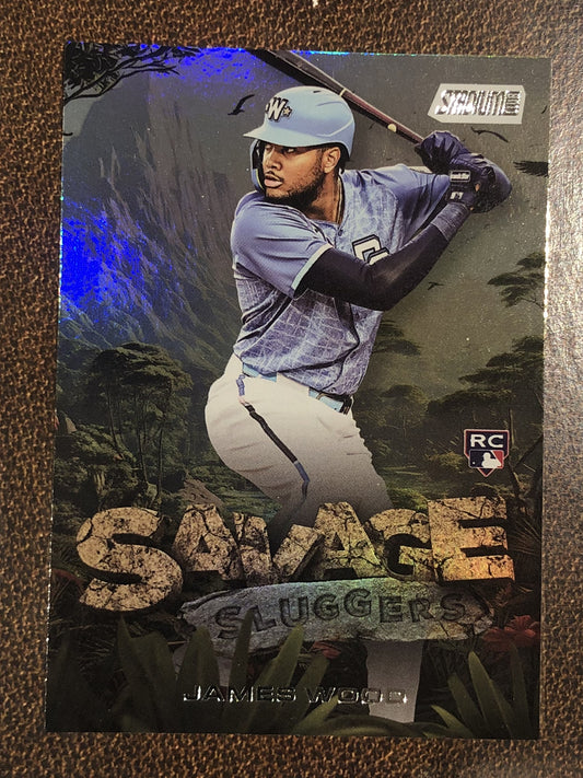 James Wood - 2025 Topps Stadium Club - Savage Sluggers - Nationals