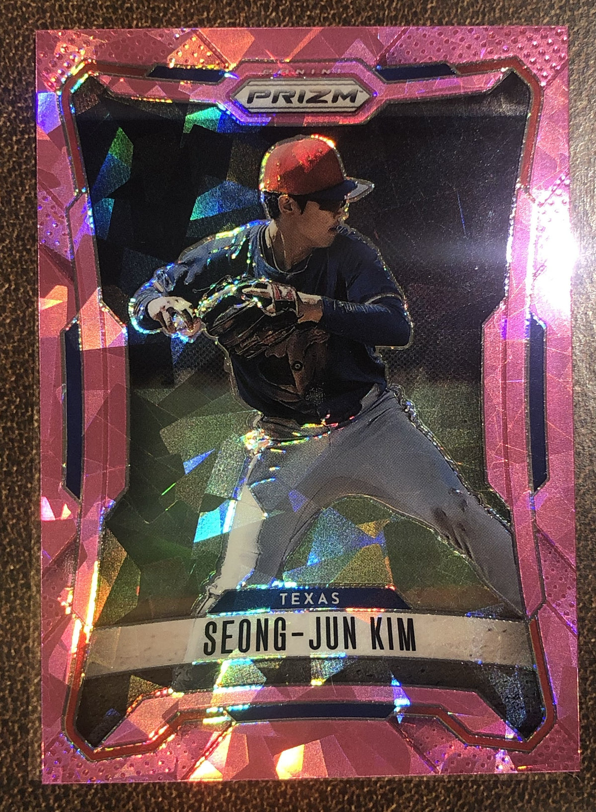 Seong Jun Kim - 2026 Panini Prizm - Pink Ice - Rangers