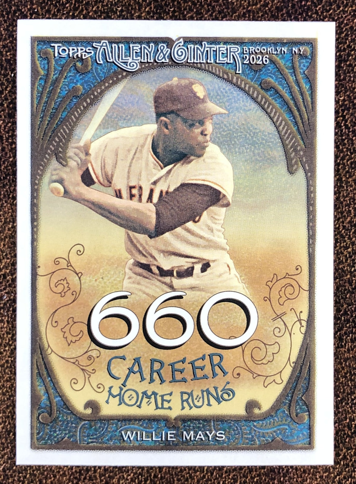 Willie Mays - 2026 Topps Allen & Ginter - Career Insert (CR-42) - Giants