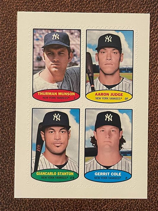 Yankees Stamp - 2023 Topps Heritage - Stamp - Yankees
