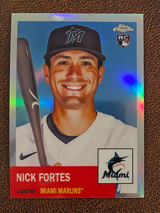 Nick Fortes - 2022 Topps Chrome Platinum Anniversary - Refractor - Marlins