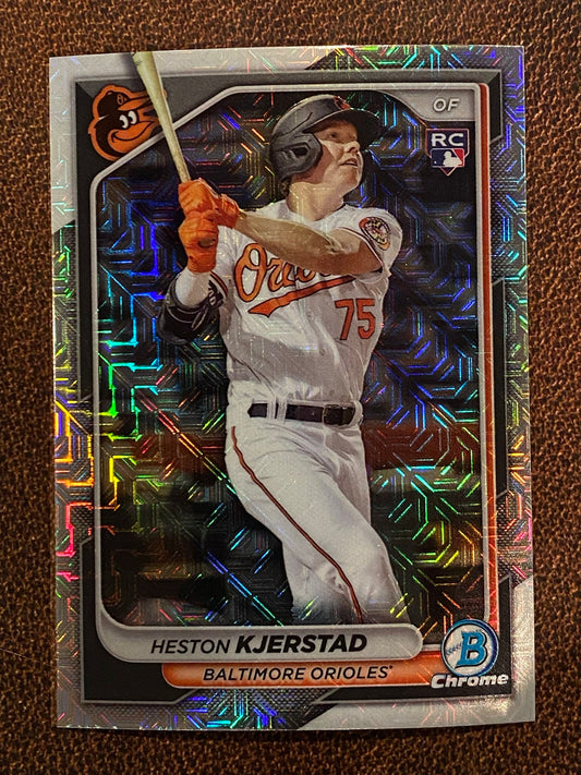 Heston Kjerstad - 2024 Bowman - Mojo Refractor - Orioles