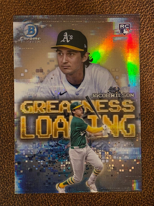 Jacob Wilson - 2025 Bowman - Greatness Loading - Athletics
