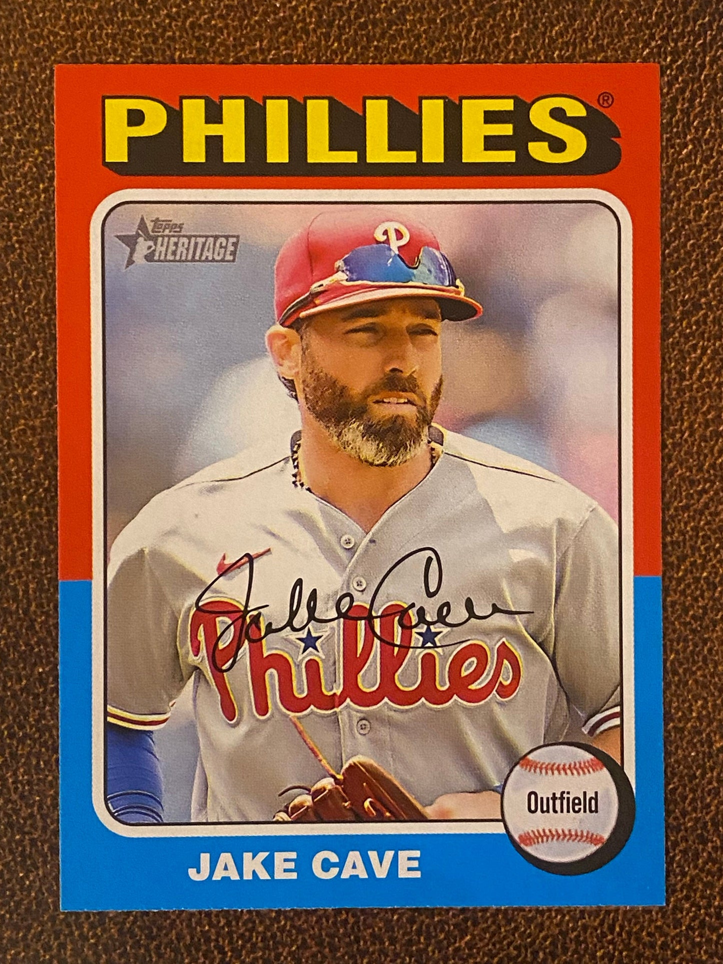 Jake Cave - 2024 Topps Heritage - Low Number Short Prints - Phillies