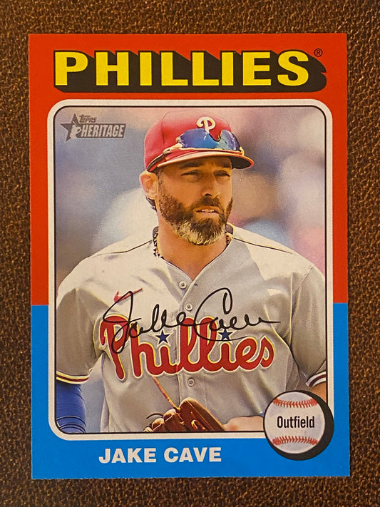 Jake Cave - 2024 Topps Heritage - Low Number Short Prints - Phillies