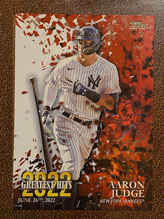 Aaron Judge - 2023 Topps Series 1 - Greatest Hit Inserts (22GH-14) - Yankees