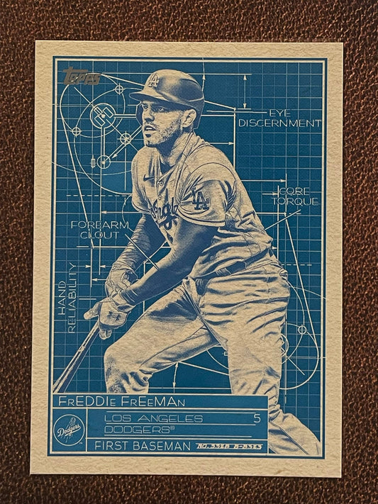 Freddie Freeman - 2024 Topps Series 1 - Superstar Blueprint - Dodgers